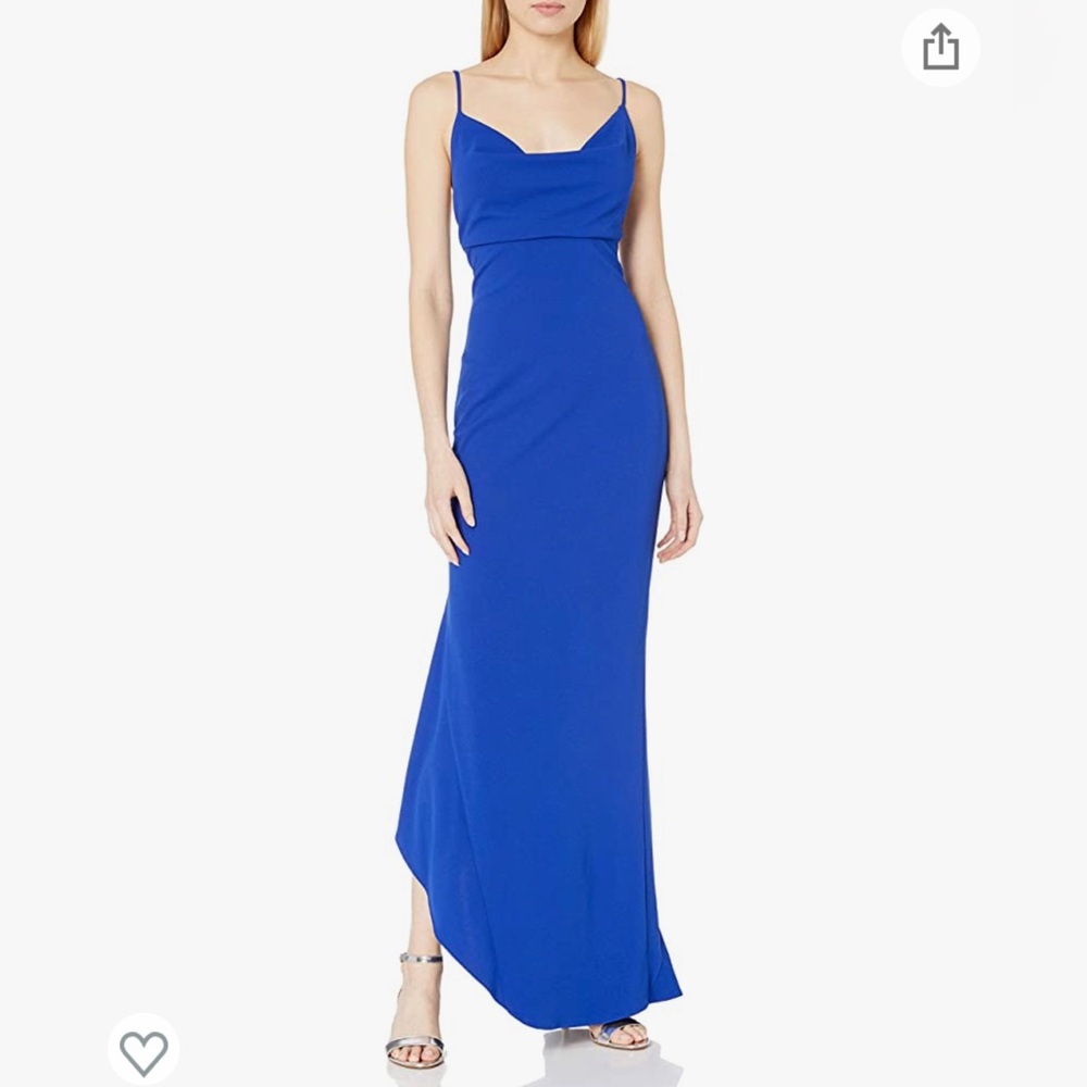 Badgley Mishka Royal Blue Gown
